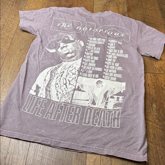 The Notorious B.I.G. Band Tee Distressed size small - Picture 4 of 8
